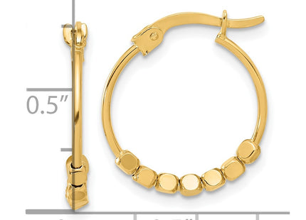 14k Yellow Gold Earrings Style TF2231 - Classique Jewelry Inc.