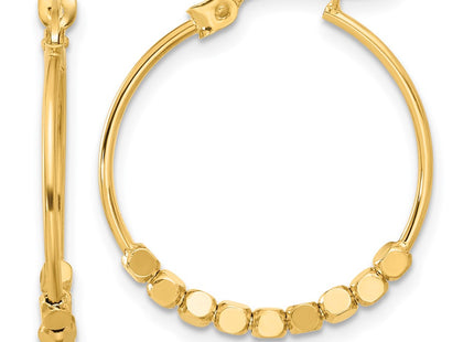 14K gold hoop earrings