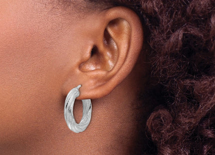 14k White Gold Earrings Style TF2245W - Classique Jewelry Inc.