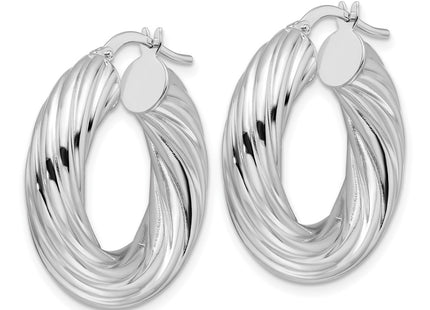 14k White Gold Earrings Style TF2246W - Classique Jewelry Inc.
