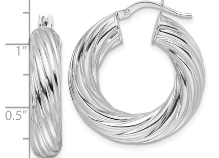 14k White Gold Earrings Style TF2246W - Classique Jewelry Inc.