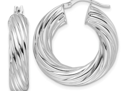 14k White Gold Earrings Style TF2246W - Classique Jewelry Inc.