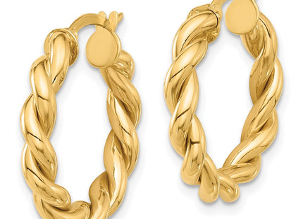 14k Yellow Gold Earrings Style TF2256 - Classique Jewelry Inc.