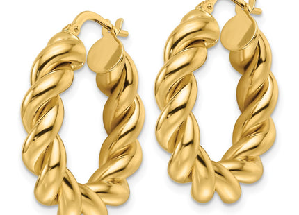 14k Yellow Gold Earrings Style TF2258 - Classique Jewelry Inc.
