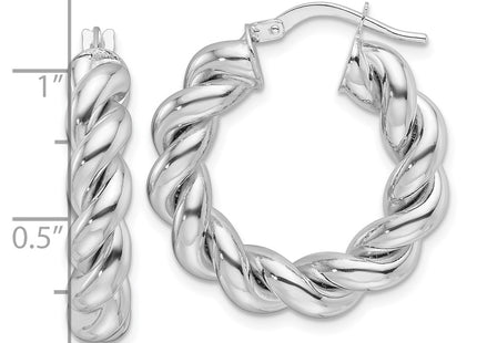 14k White Gold Earrings Style TF2258W - Classique Jewelry Inc.