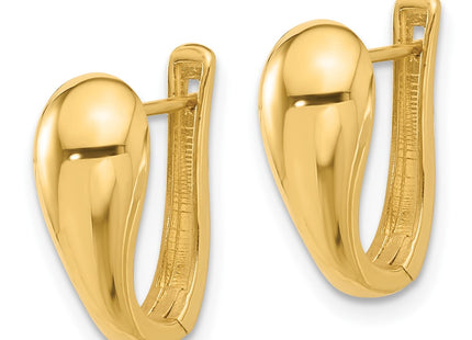 14k Yellow Gold Earrings Style TF2282 - Classique Jewelry Inc.