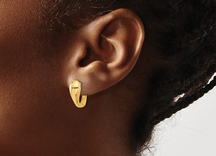 14k Yellow Gold Earrings Style TF2282 - Classique Jewelry Inc.