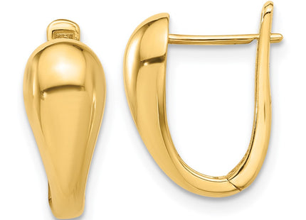 14k Yellow Gold Earrings Style TF2282 - Classique Jewelry Inc.