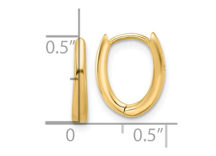 14k Yellow Gold Earrings Style TF2284 - Classique Jewelry Inc.