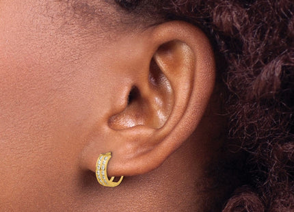 14k Yellow Gold Earrings Style TF2287 - Classique Jewelry Inc.