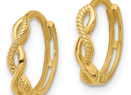 14k Yellow Gold Earrings Style TF2295 - Classique Jewelry Inc.