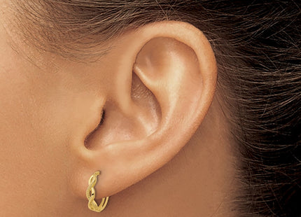 14k Yellow Gold Earrings Style TF2295 - Classique Jewelry Inc.