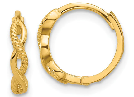 14k Yellow Gold Earrings Style TF2295 - Classique Jewelry Inc.