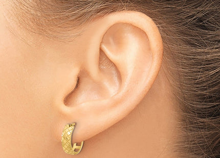 14k Yellow Gold Earrings Style TF2296 - Classique Jewelry Inc.