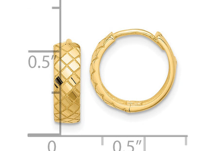 14k Yellow Gold Earrings Style TF2296 - Classique Jewelry Inc.