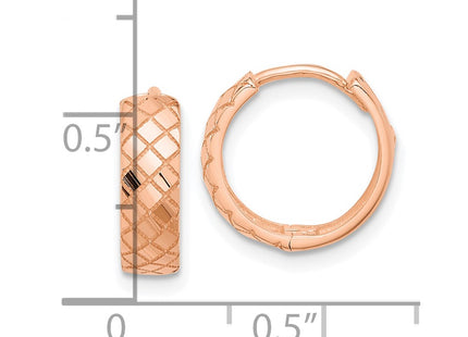 14k Rose Gold Earrings Style TF2296R - Classique Jewelry Inc.