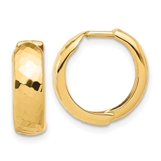 14k Yellow Gold Earrings Style TF2298 - Classique Jewelry Inc.