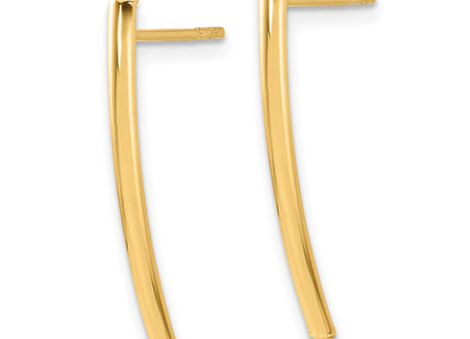 14k Yellow Gold Earrings Style TF2311 - Classique Jewelry Inc.