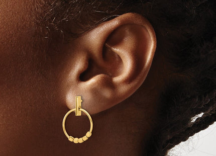 14k Yellow Gold Earrings Style TF2315 - Classique Jewelry Inc.