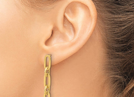 14k Yellow Gold Earrings Style TF2318 - Classique Jewelry Inc.