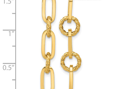 14k Yellow Gold Earrings Style TF2318 - Classique Jewelry Inc.