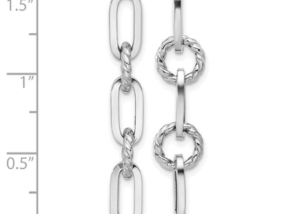 14k White Gold Earrings Style TF2318W - Classique Jewelry Inc.