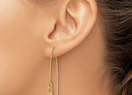 14k Yellow Gold Earrings Style TF2320 - Classique Jewelry Inc.