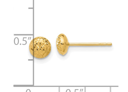 14k Yellow Gold Earrings Style TF2336 - Classique Jewelry Inc.