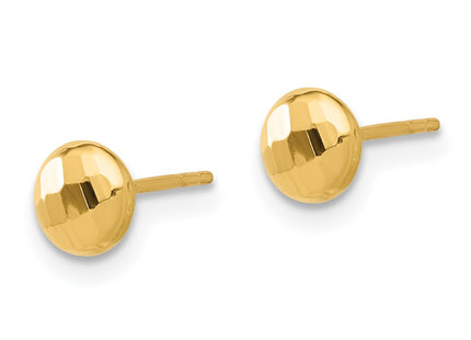 14K gold earrings, alternate view