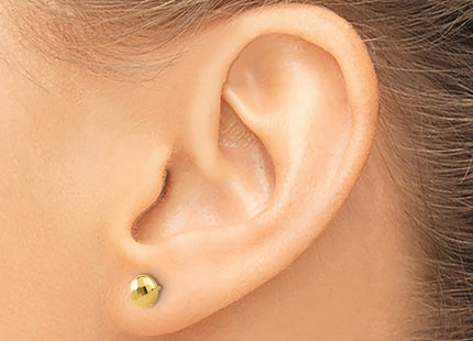 14K gold earrings, another view