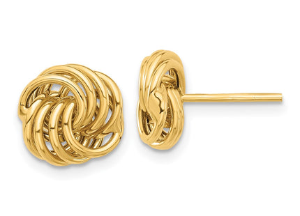 14k Yellow Gold Earrings Style TF2343 - Classique Jewelry Inc.