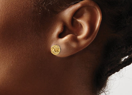 14k Yellow Gold Earrings Style TF2344 - Classique Jewelry Inc.