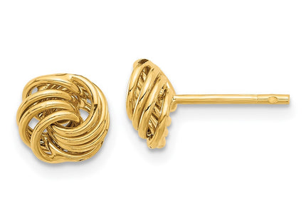 14k Yellow Gold Earrings Style TF2344 - Classique Jewelry Inc.