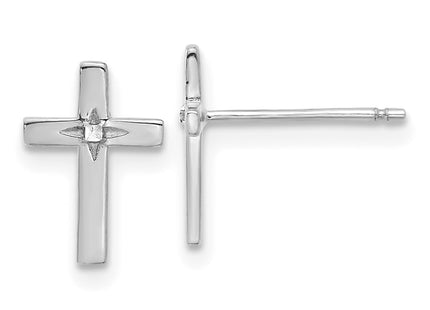 14k White Gold Earrings Style TF2375W - Classique Jewelry Inc.