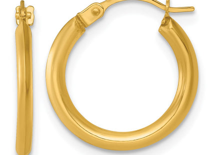 14k Yellow Gold Earrings Style TF2384 - Classique Jewelry Inc.