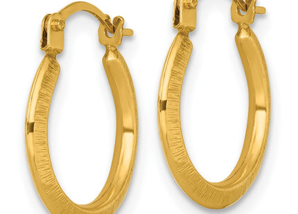 14k Yellow Gold Earrings Style TF2385 - Classique Jewelry Inc.