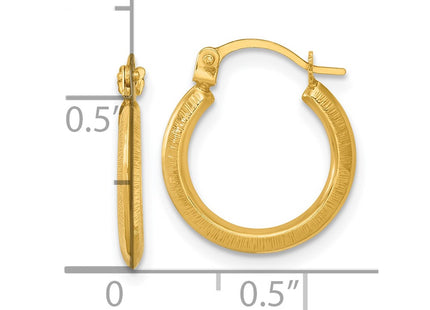 14k Yellow Gold Earrings Style TF2385 - Classique Jewelry Inc.