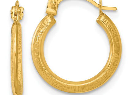 14k Yellow Gold Earrings Style TF2385 - Classique Jewelry Inc.