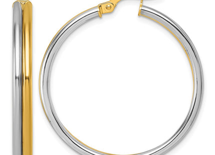 14K gold hoop earrings