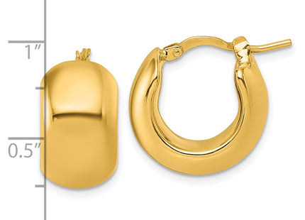 14k Yellow Gold Earrings Style TF2392 - Classique Jewelry Inc.