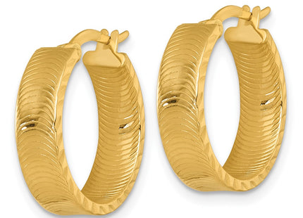 14k Yellow Gold Earrings Style TF2395 - Classique Jewelry Inc.