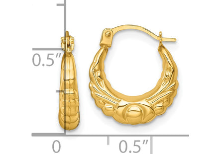 14k Yellow Gold Earrings Style TF2398 - Classique Jewelry Inc.