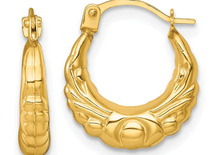 14k Yellow Gold Earrings Style TF2398 - Classique Jewelry Inc.