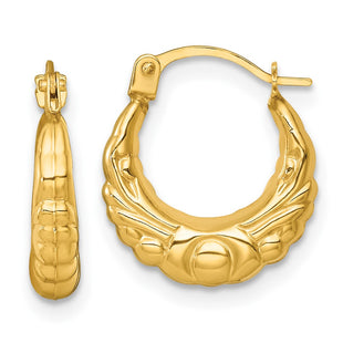 14k Yellow Gold Earrings Style TF2398 - Classique Jewelry Inc.
