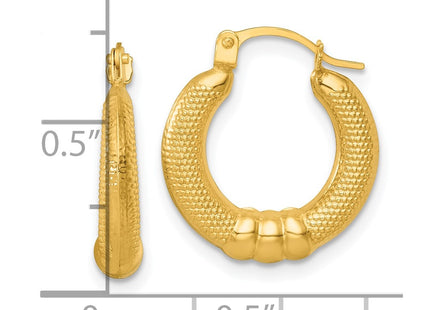 14k Yellow Gold Earrings Style TF2400 - Classique Jewelry Inc.