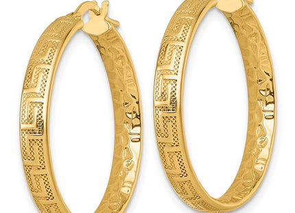 14k Yellow Gold Earrings Style TF2401 - Classique Jewelry Inc.