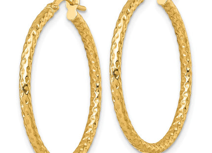 14k Yellow Gold Earrings Style TF2410 - Classique Jewelry Inc.