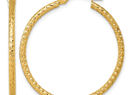 14K gold hoop earrings