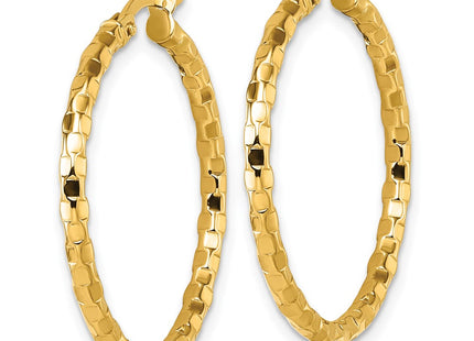 14k Yellow Gold Earrings Style TF2415 - Classique Jewelry Inc.