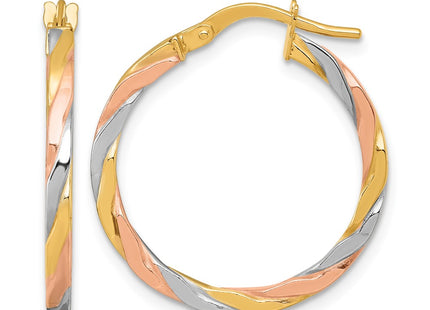 14K gold hoop earrings